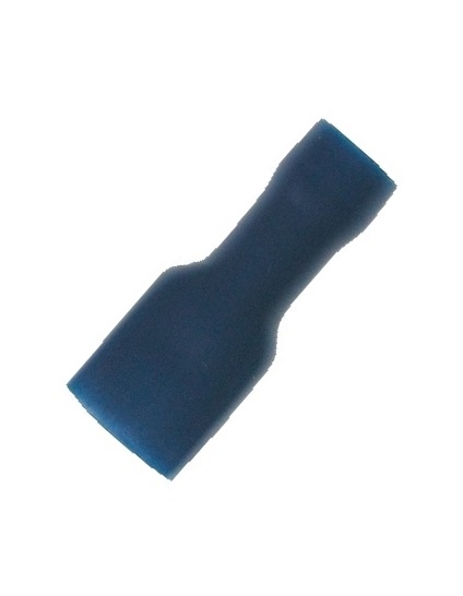 ARLI Flachsteckhülsen 6,3 x 0,8 mm vollisoliert 1,5 - 2,5 mm² blau - 100 er  Beutel