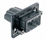 Han 6B HPR panel feed through housing, mounting from outside, top entry, 1xM32