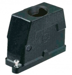 Han 16B HPR hood, top entry, 1xM25, screw locking