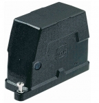 Han 16B HPR hood, side entry, 1xM25, screw locking