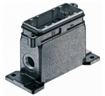 Han 16B HPR surface mounted housing, side entry, 1xM32, screw locking