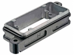 Han 16B HPR bulkhead mounted housing, screw locking